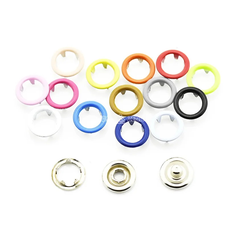wholesale promotional prong snap fastener buttons with different snap top
