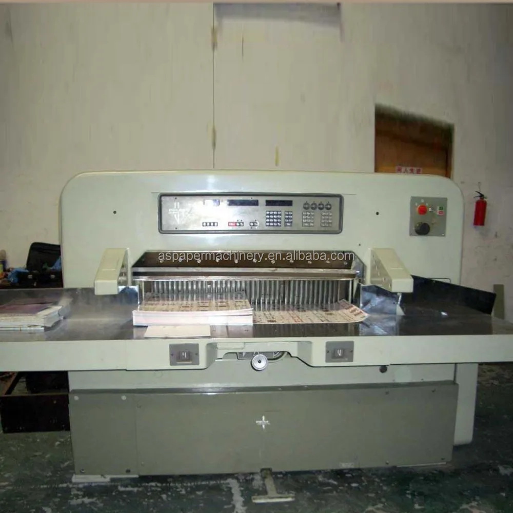 
Automatic used paper cutting machine from machinery industrial manufacturer for sale 
