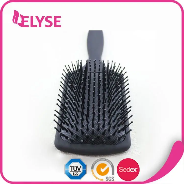 New design colorful avon fsc microfiber rubber coating hair brush