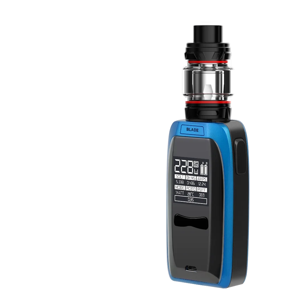 100% оригинальная электронная сигарета высокого качества, вейп с переменным напряжением, боксмод, набор ATVS Blade 228 Вт, комплект