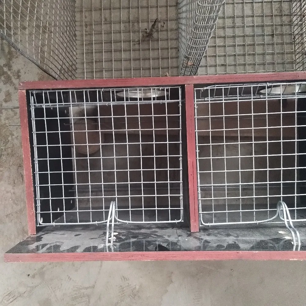 Metal Mink cage / galvanized iron welded wire mesh / new style Mink breeding cage