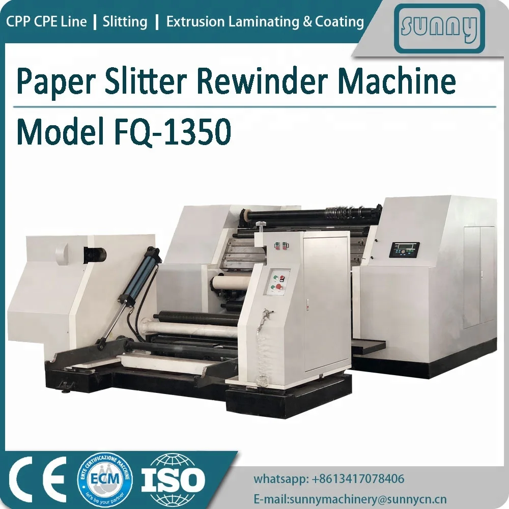 Paper slitter rewinder machine FQ1350