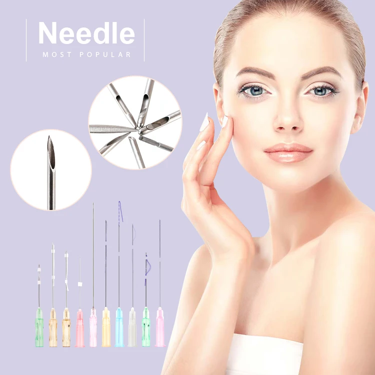 Cosmetic facelift types of cannula hilos tensores para el rostro