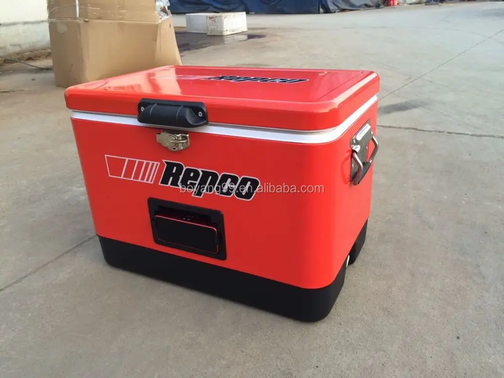 vintage corona metal ice cooler small cooler