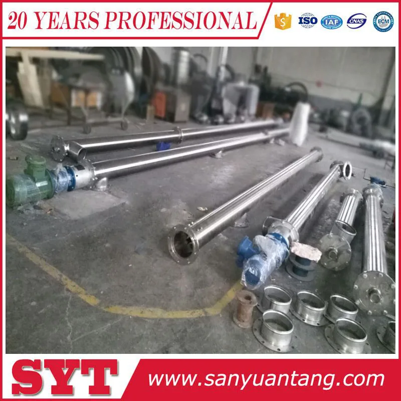 Винтовой конвейер из нержавеющей стали с бункера для порошка/песок/транспортер зерна