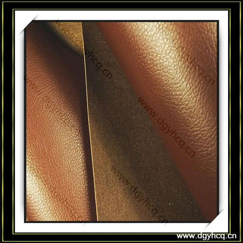 High qualtity customized pu leather fabric microfiber lychee grain faux leather synthetic sofa leather for car seat