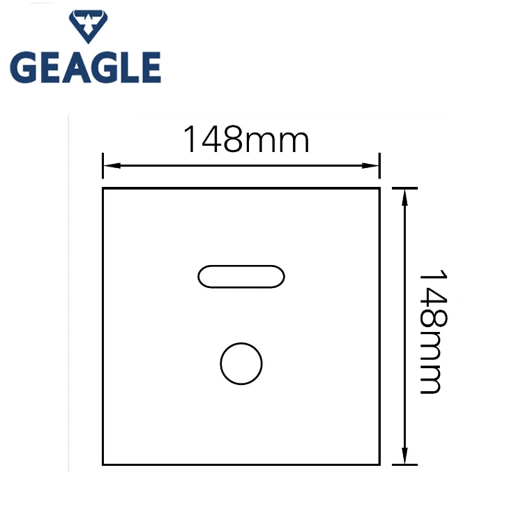 Concealed Type SS Electrically Operated Urinal Flusher