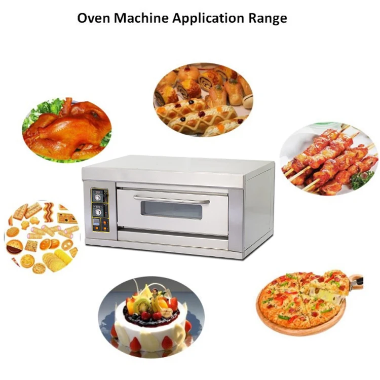 
Kitchen Appliance Counter Top Single 1 Deck 3 Trays bakery mini gas oven 