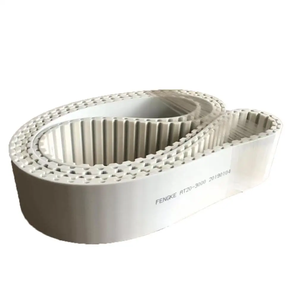 50AT20-3000 High Quality Endless White PU Timing Belt