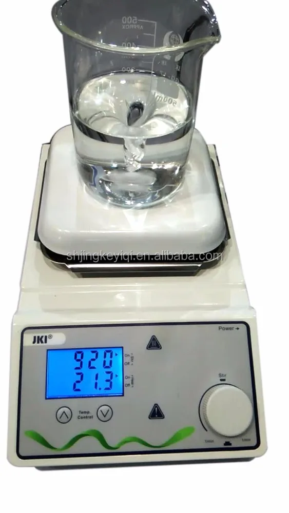 JKI Digital Magnetic Stirrer with Heating And Ceramic Coated Plate