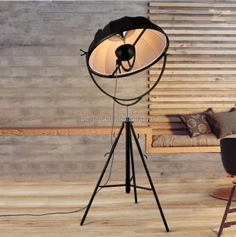 
Nordic Modern For Hotel Project Decorative Industry Umbrella Tripod Photostudio Floor Light 