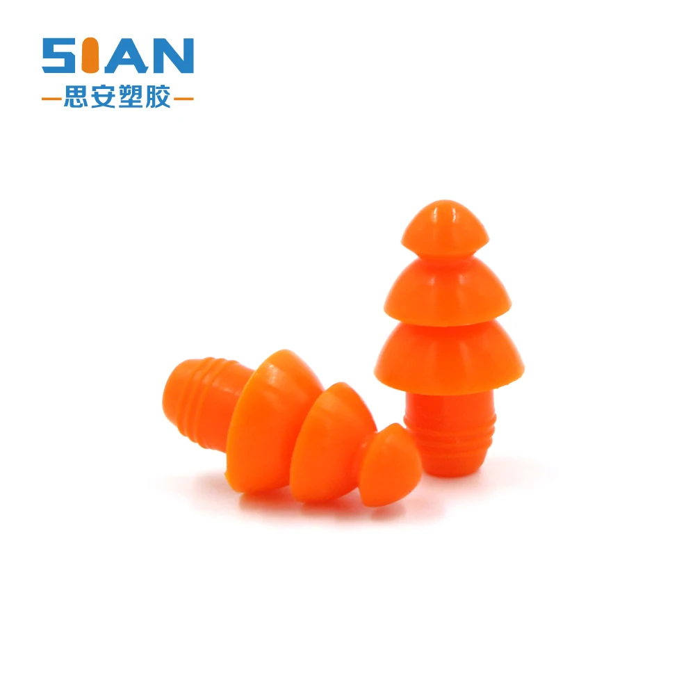CE Industrial Ear Plug Safety Earplug Holder Keychain