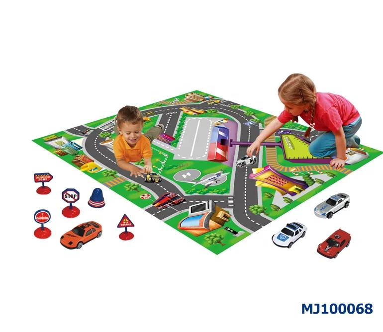 
activity large size soft educational traffic game play mat for children 