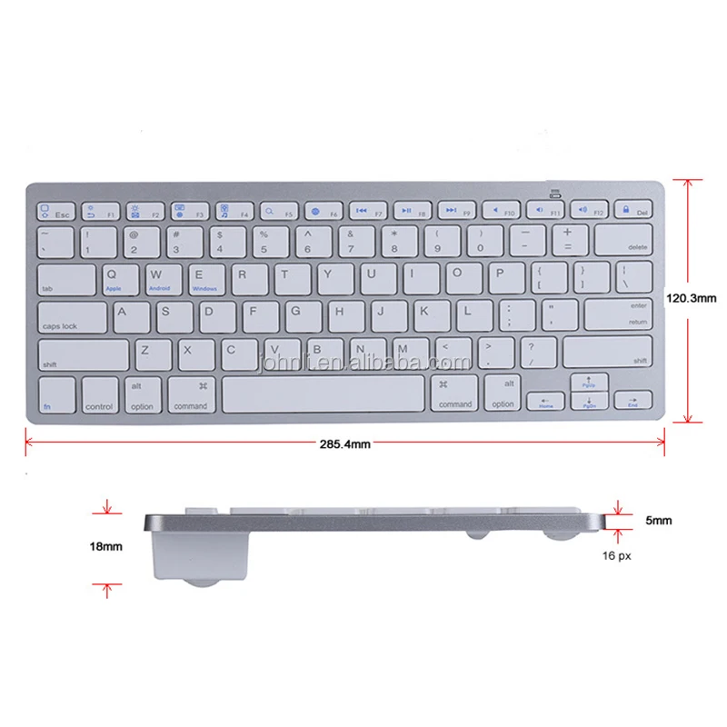Cheap Universal Ultra-slim Mini Wireless Keyboard for Macbook iPad Android Tablet Windows BT3.0 Wireless keyboard