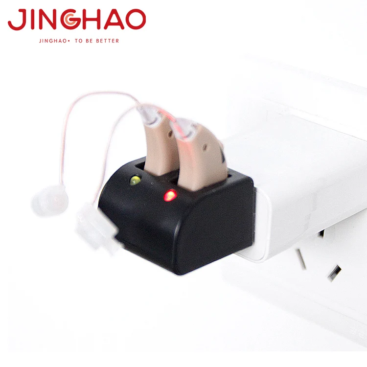 Jinghao Old People Gifts Jinghao USB Rechargeable Ear BTE Hearing Aids Earphone