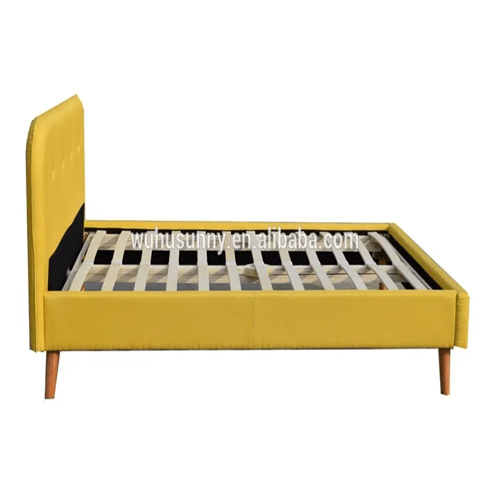 Simple elegant fabric bed for bedroom furniture