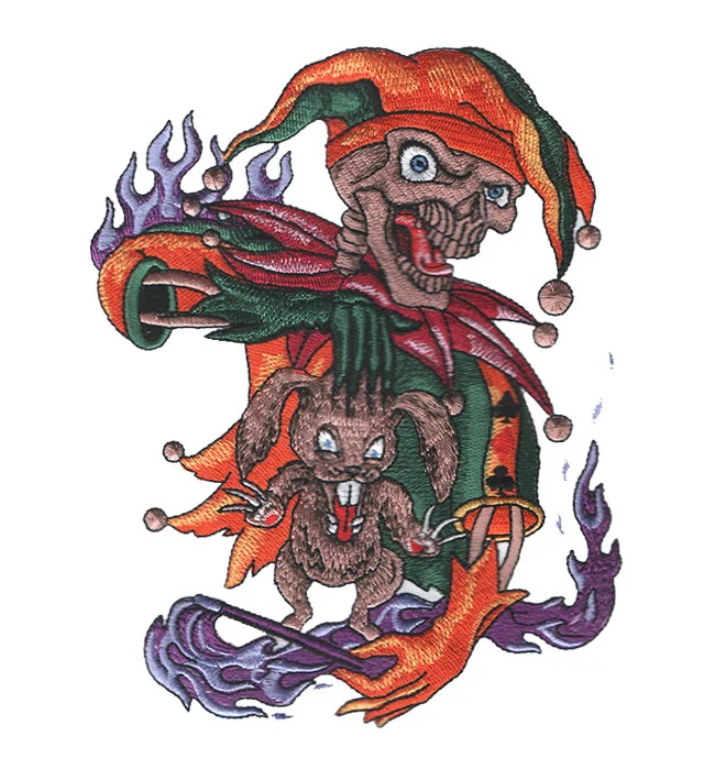 Professional Production High Quality Custom Mc Embroidery Bike Manufacturer In China Customized Iron On Cat Patch Embroidered