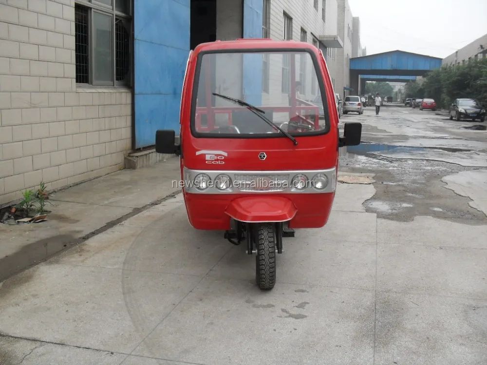 China Jiangsu 3 Wheel Motor Trike with Cabin Double Rails for Sale