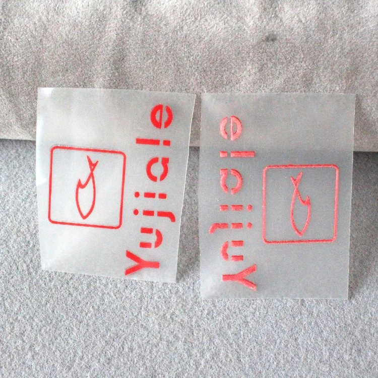 Китай пользовательский приподнятый эффект 3D силиконовая резиновая этикетка для теплопередачи