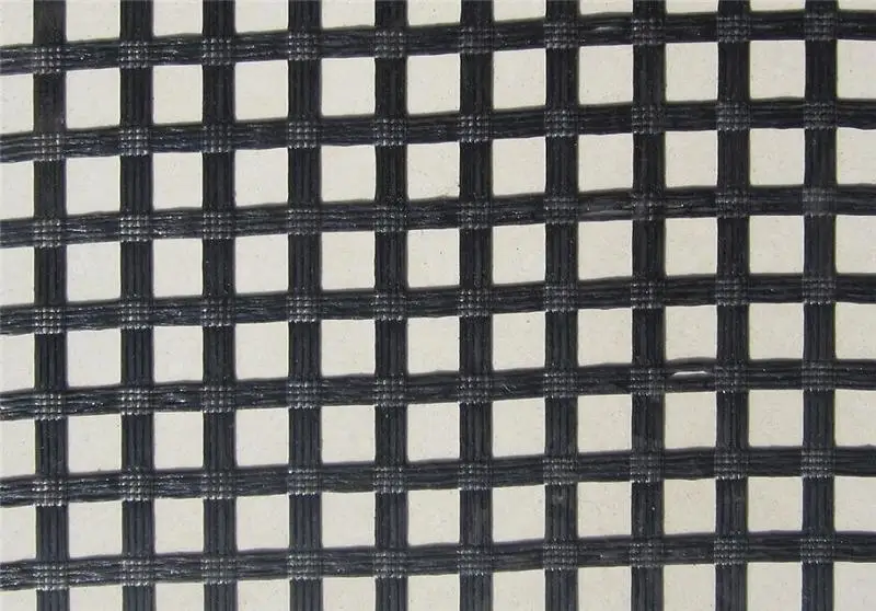 used in water channel and dams reinforced fiberglass geogrid for airport