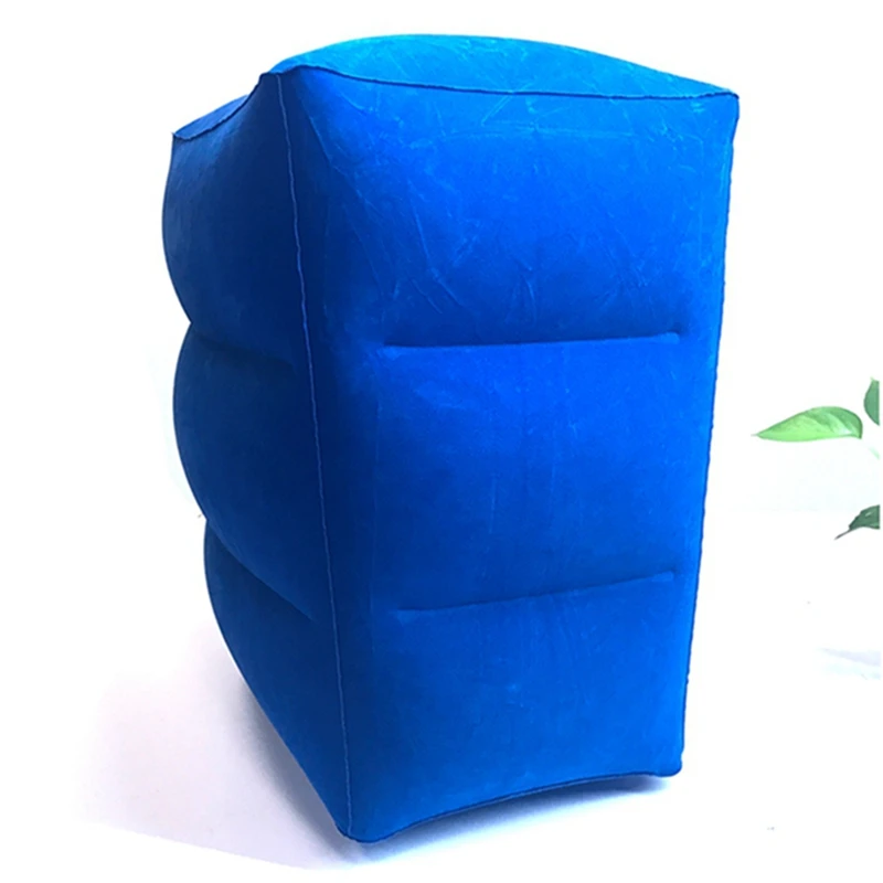 Airgoods Inflatable Airplane Travel Bed Footrest Pillow