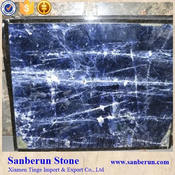 
Polished Sodalite Blue Marble for Sale 