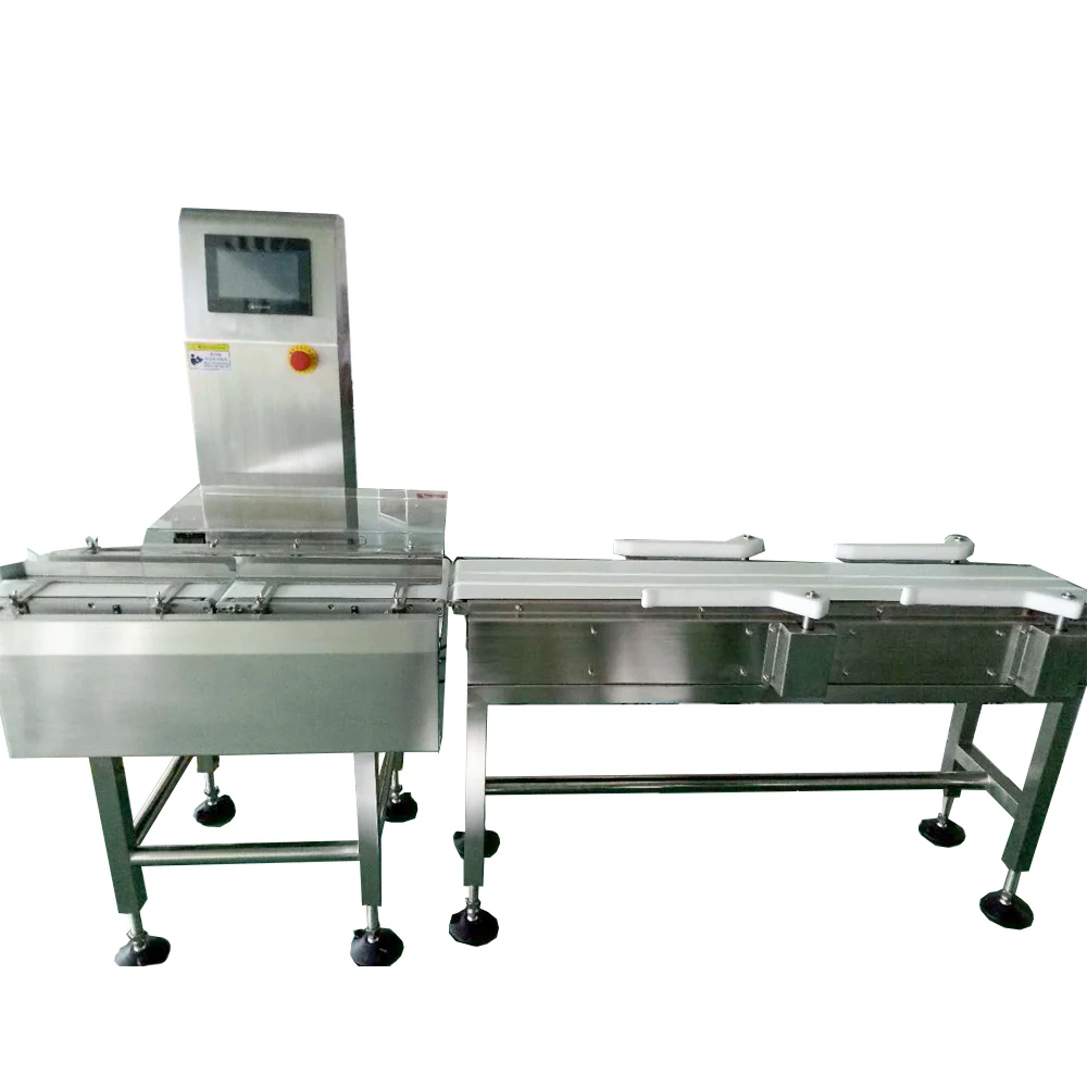 Customized size automatic online checkweigher weight sorting machine for fish