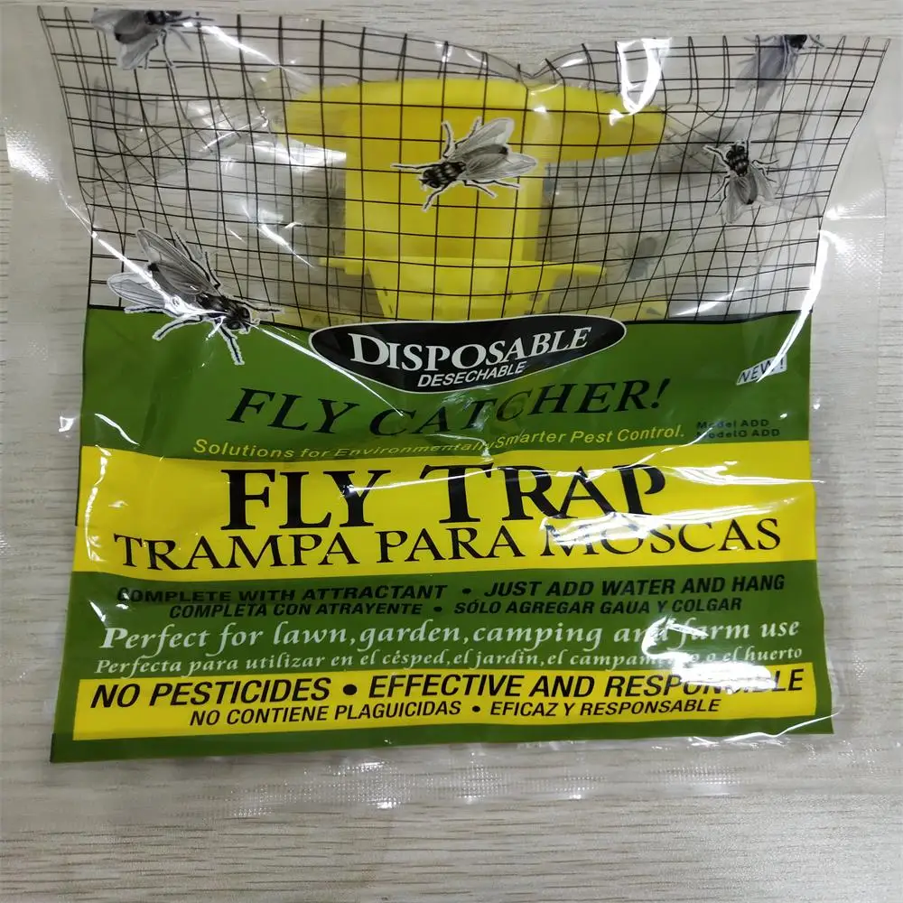 Factory Price Fly Trap Plastic Hanging Fly Trap  Fly Glue Trap