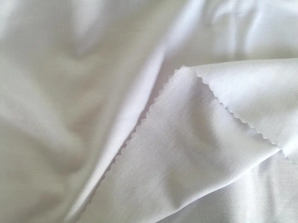 Recycle Polyester Jersey Fabric High Quality Bamboo for T-shirt Bamboo 200gsm Plain Dyed Underwear Eco-friendly ANTI-UV Garment