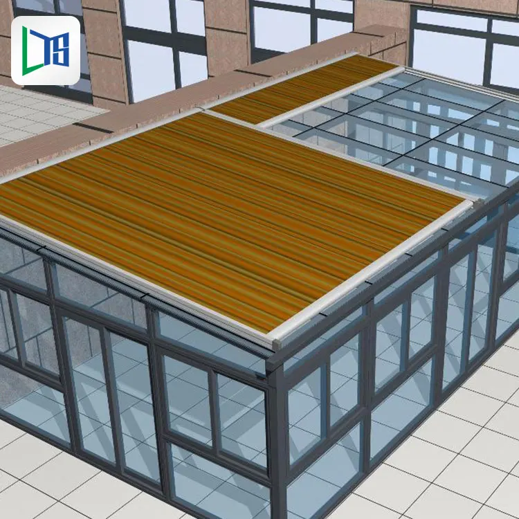 aluminum alloy garden house homely house prefab glass conservatory double storey glass extension