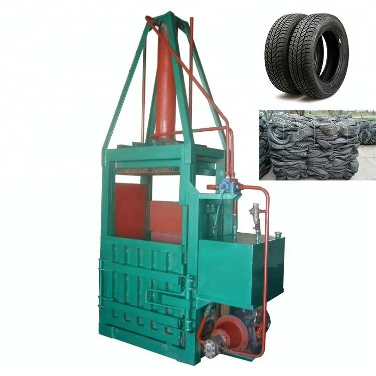 Scrap tire baler packing machine tire baler machine