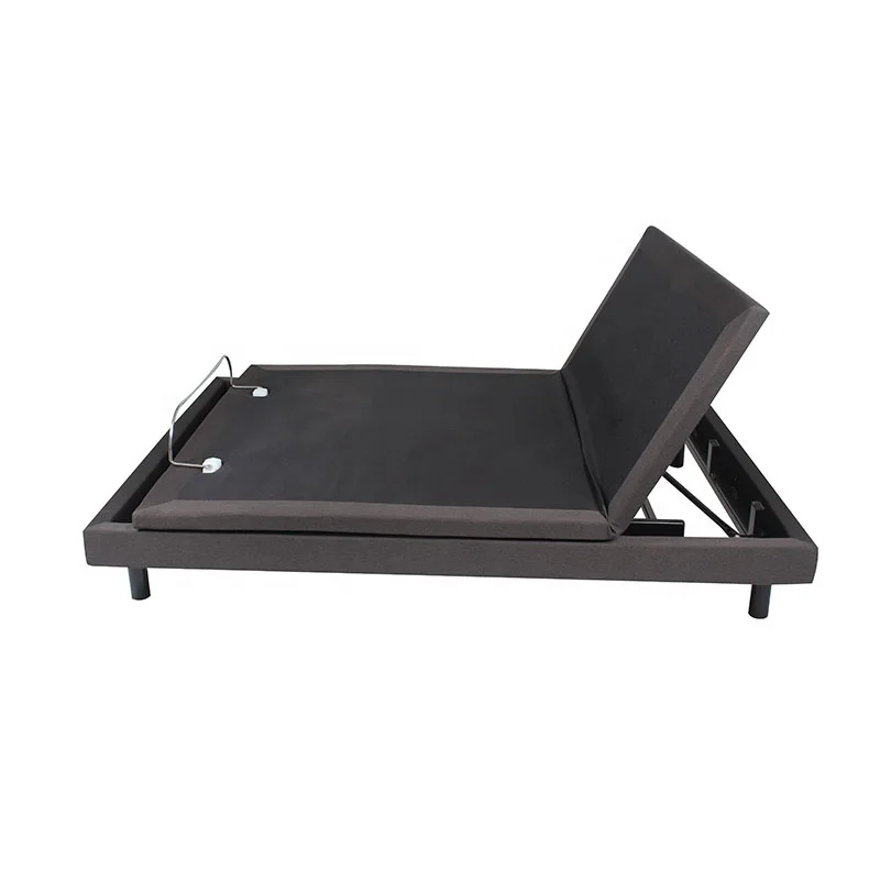 Remote control Wireless Strong and durable adjustable bed base metal beds frame