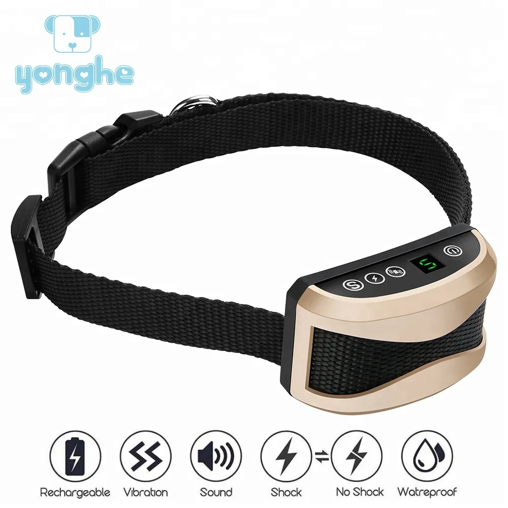 2018 Upgrade Automatic Electric no harm Shock No barking Stop Barking dog training Anti Bark collar for small large dog