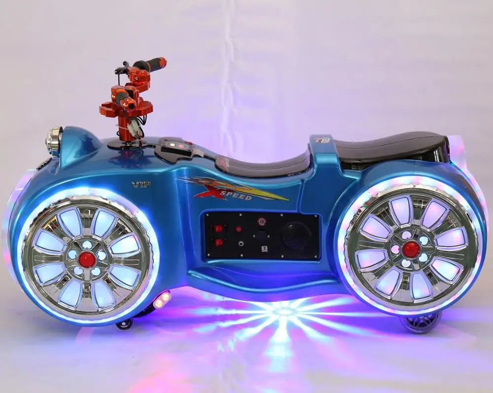 
China Factory Cheap Blue Coin Operated Kiddie Rides Used Amusement Rides for Sale 