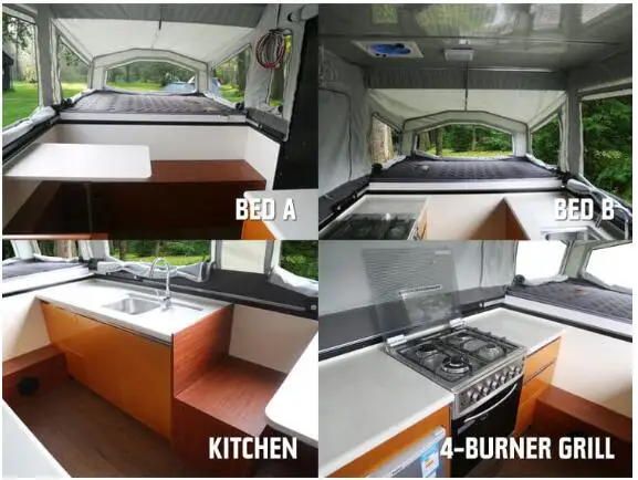 New Generation Forest Expandable Lightweight Travel Trailers