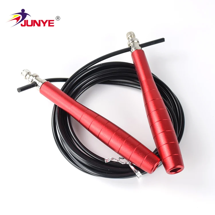 Small Order Accept PVC Coated High Speed Ball Bearing Retractable Freestyle self locking High Speed Skipping Jump Rope