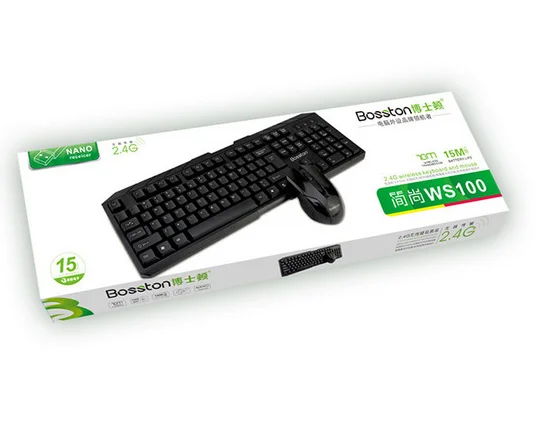 
OEM factory price ergonomic wireless gaming keyboard and mouse for computer 