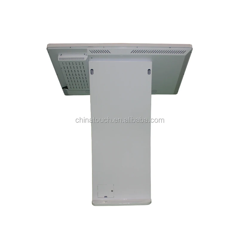 55-дюймовый ЖК-дисплей киоск с сенсорным экраном S Стенд консультационное устройство для галереи