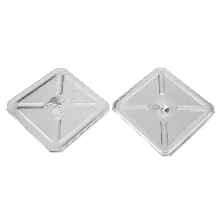 Low carbon steel square insulation self-locking washer with various insulation nails for fixing various insulation blanket