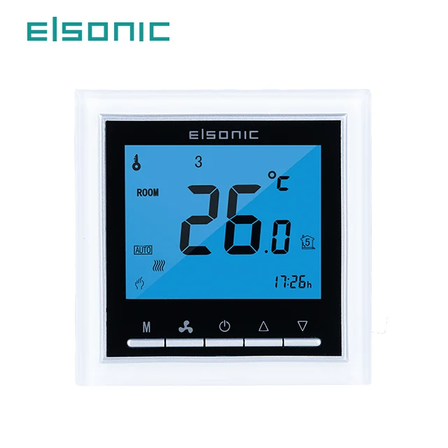 modbus  lcd programmable wifi smart chiller water digital  fan coil thermostat controller