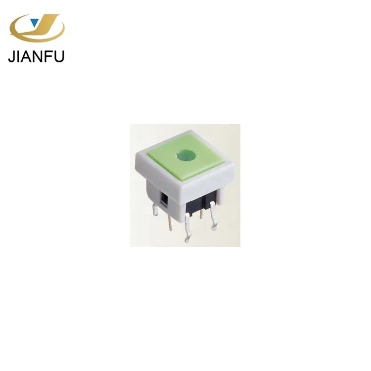 Металлический dip маленький игрушечный рожок контактный Мгновенный Переключатель зеленый