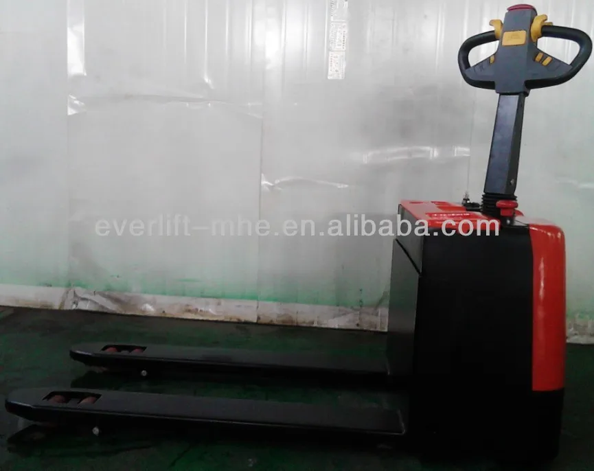 Economic mini battery hydraulic pallet truck trolley electric trolley with 1600kg capacity