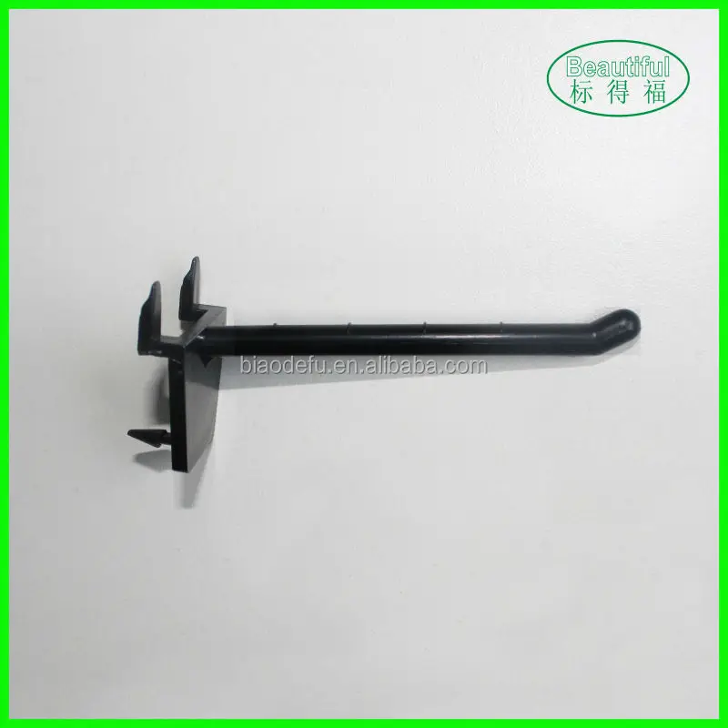 Pegboard plastic display hook/ peg plastic hooks for display/display hook