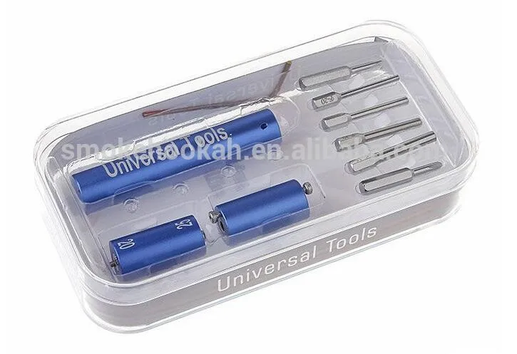 Wholesale Electronic Cigarette Accessories 6 in 1 wire coiling tool kit coil rba e cigarette