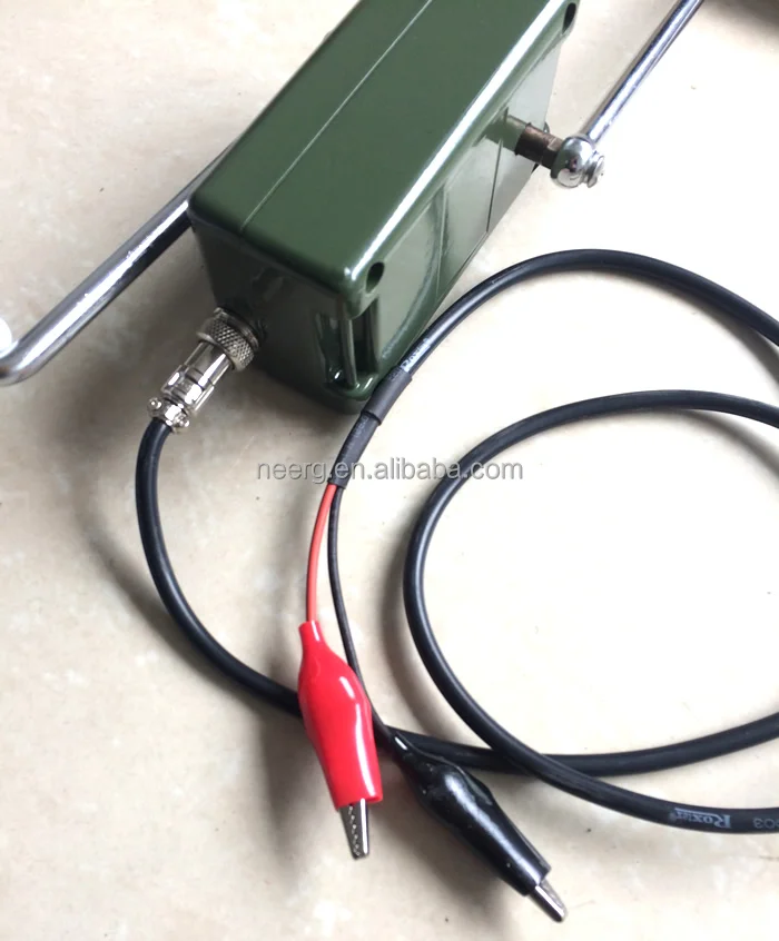 Double Handles Hand Cranking Power Generator with AC Output 220v and 110v optional