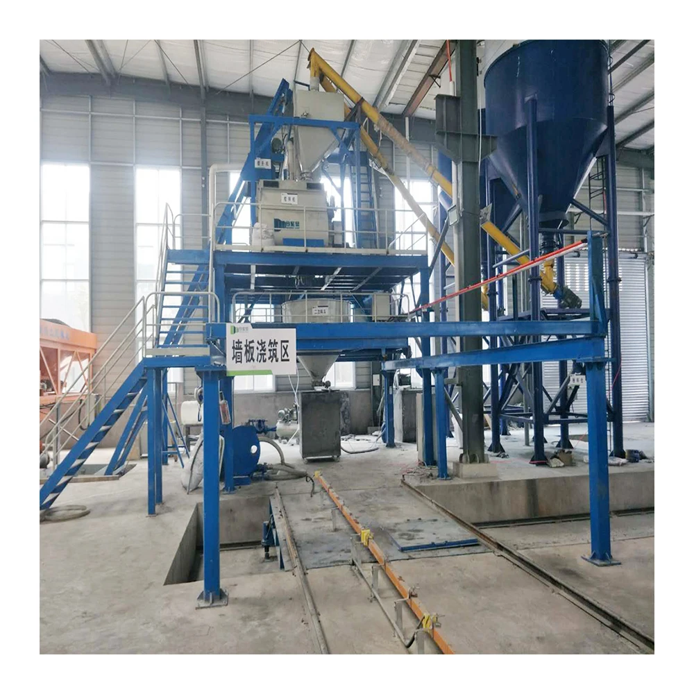 Sandwich wallboard production line grc cement lightweight wall panel machine