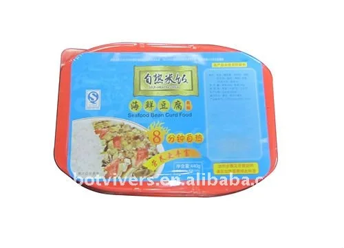self heating rice box cooked instant rice dish