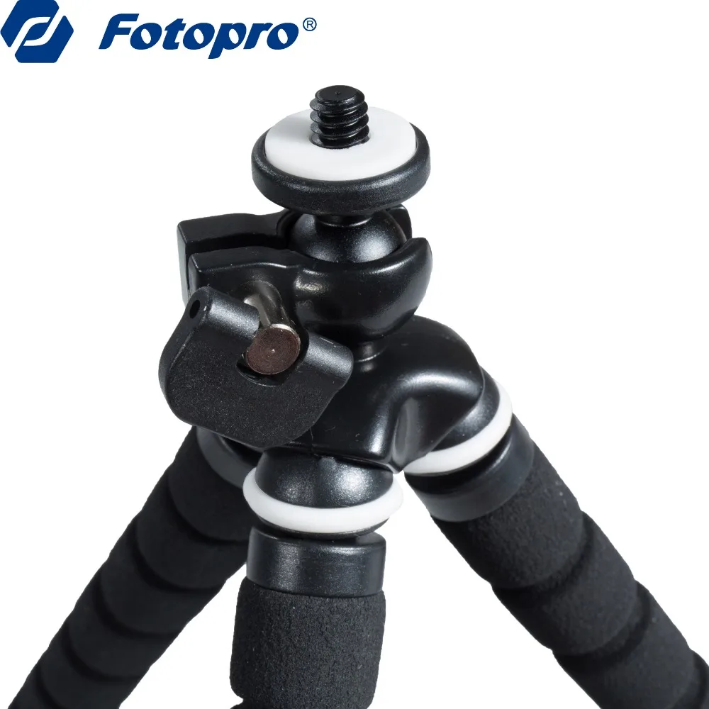 Fotopro Manufacturer Foldable Ball Head Table Mini DSLR Camera Phone Tripod Mount