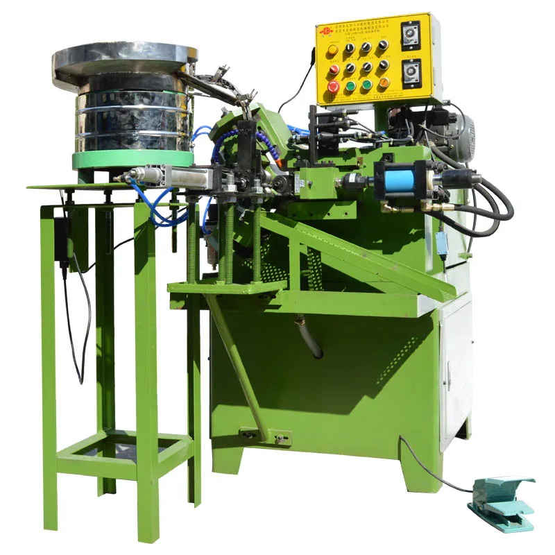 Full automatic tube knurlizing making machine sparking plug thread rolling machine in China