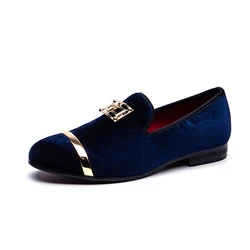 Men Velvet High Quality Leather Men Loafers Shoes Leather Men Slip On Shoes